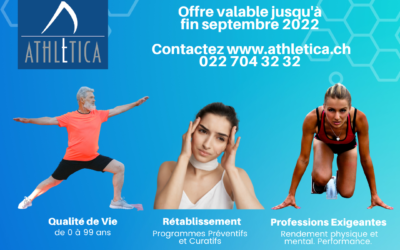 Offre Athletica pour ses membres: renouvellement de l’abonnement de préparation physique